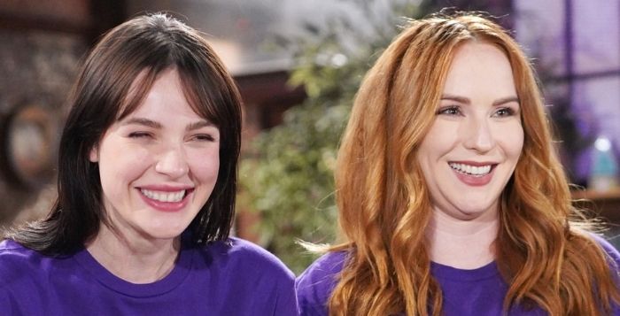 Tessa and Mariah on The Young and the Restless