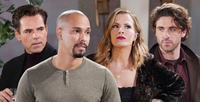 Billy Abbott, Chelsea Lawson, Chance Chancellor, and Devon Hamilton on The Young and the Restless