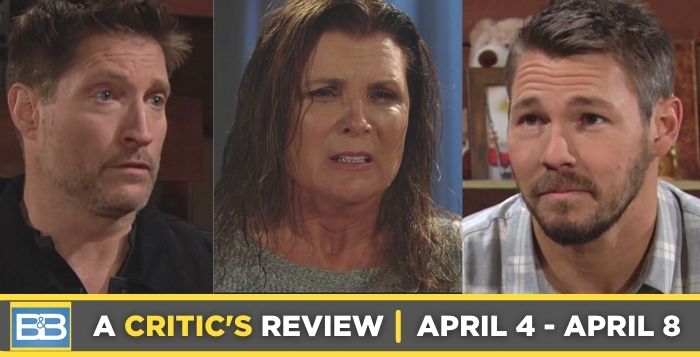 Critic’s Review of Bold and the Beautiful for April 4 – April 8, 2022