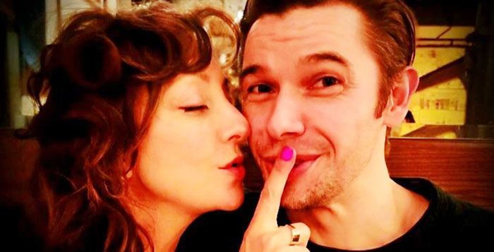 Carmen Cusack and Paul Telfer