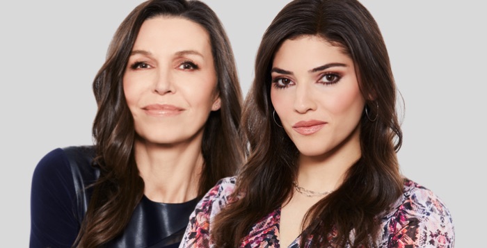 Finola Hughes and Amanda Setton