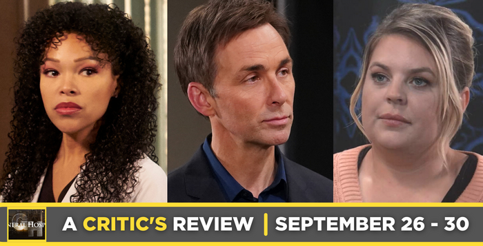 General Hospital Critic's Review for September 26 – September 30, 2022