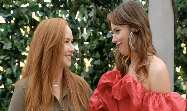Mariah Copeland and Tessa Porter on The Young and the Restless.