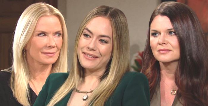The Bold and the Beautiful Brooke Logan, Hope Logan, Katie Logan