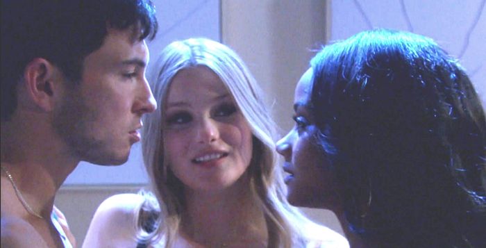 Days of our Lives Throuple threesome Alex, Allie, and Chanel
