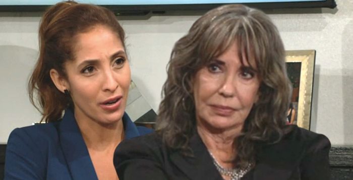 Young and the Restless Jill Abbott and Lily Winters discuss Billy Abbott