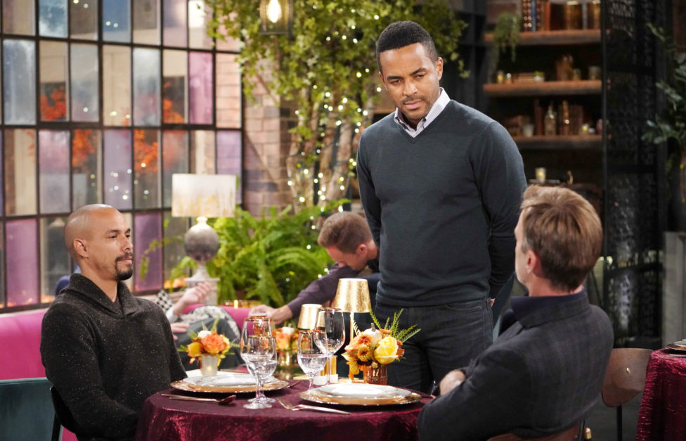 Bryton James, Brytni Sarpy, Sean Dominic
"The Young and the Restless"