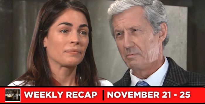 General Hospital recaps for November 21 – November 25, 2022