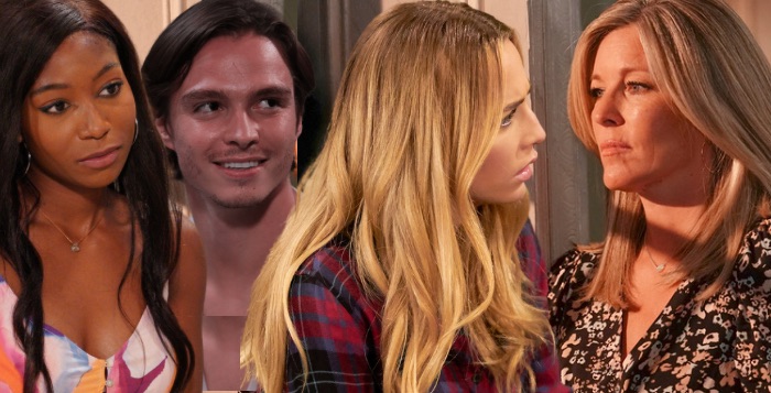 General Hospital Trina, Spencer, Joss, and Carly