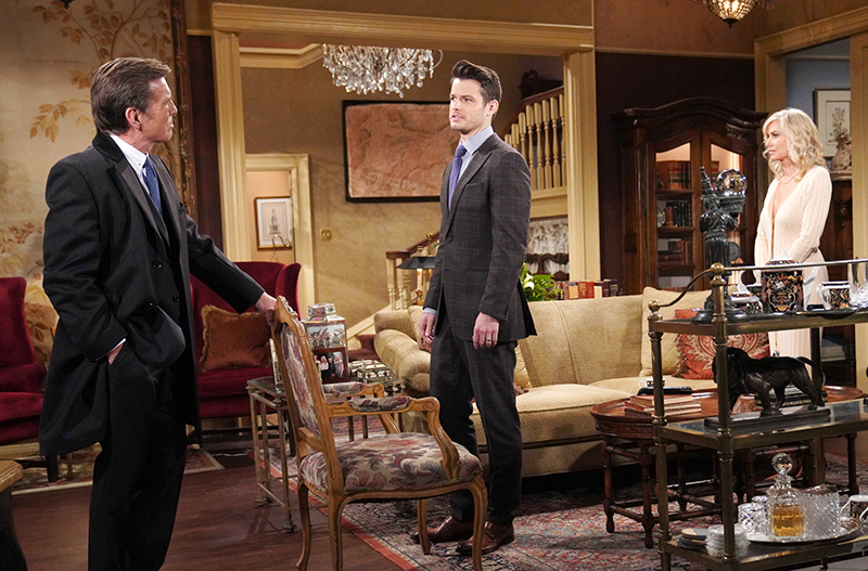 Peter Bergman, Eileen Davidson, Michael Mealor "The Young and the Restless"