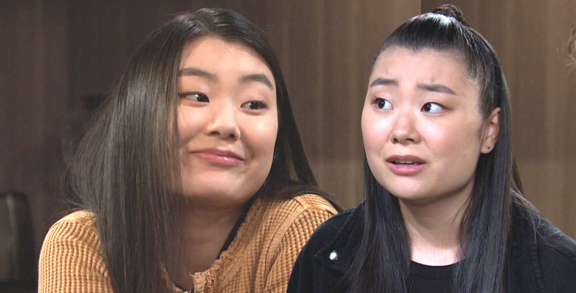 days of our lives wendy shin in two photos looking cute