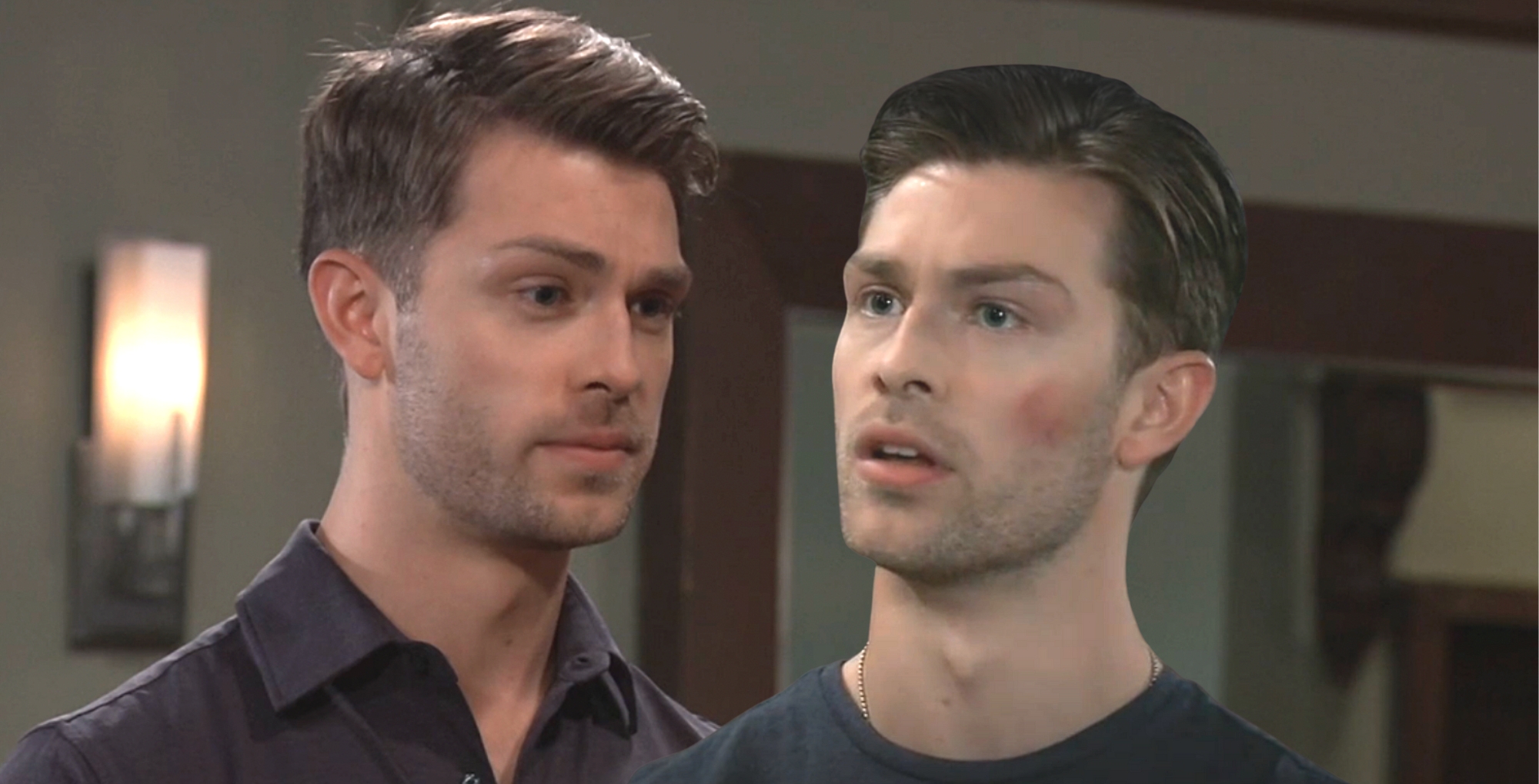 gh spoilers speculation two pictures of dex heller, looking cleaned up and beaten up