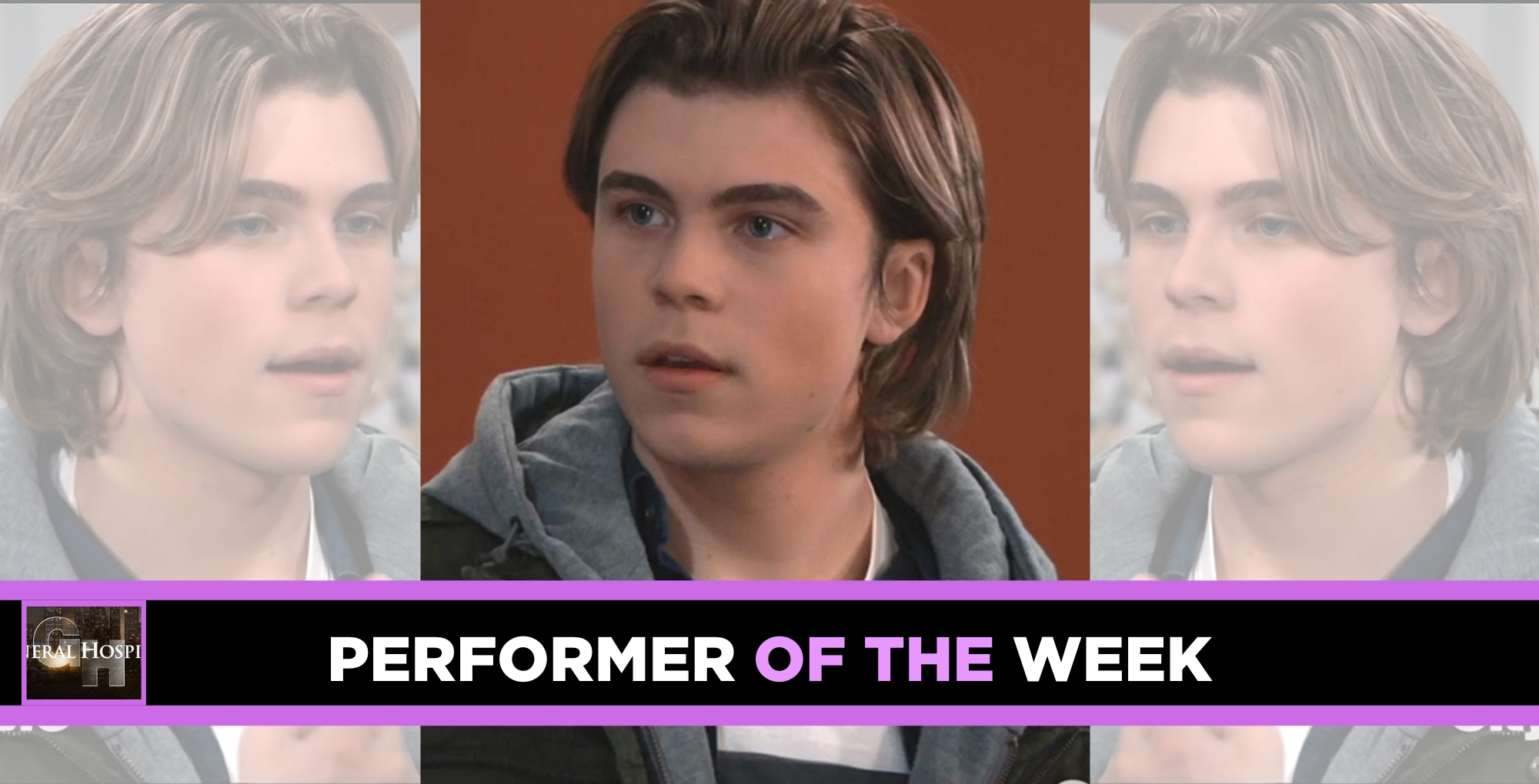 william lipton three-shot general hospital performer of the week graphic