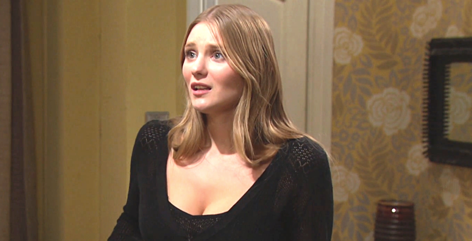 days of our lives recap for friday, february 10, 2023 a shocked allie horton decries chanel's inconvenient arrival.