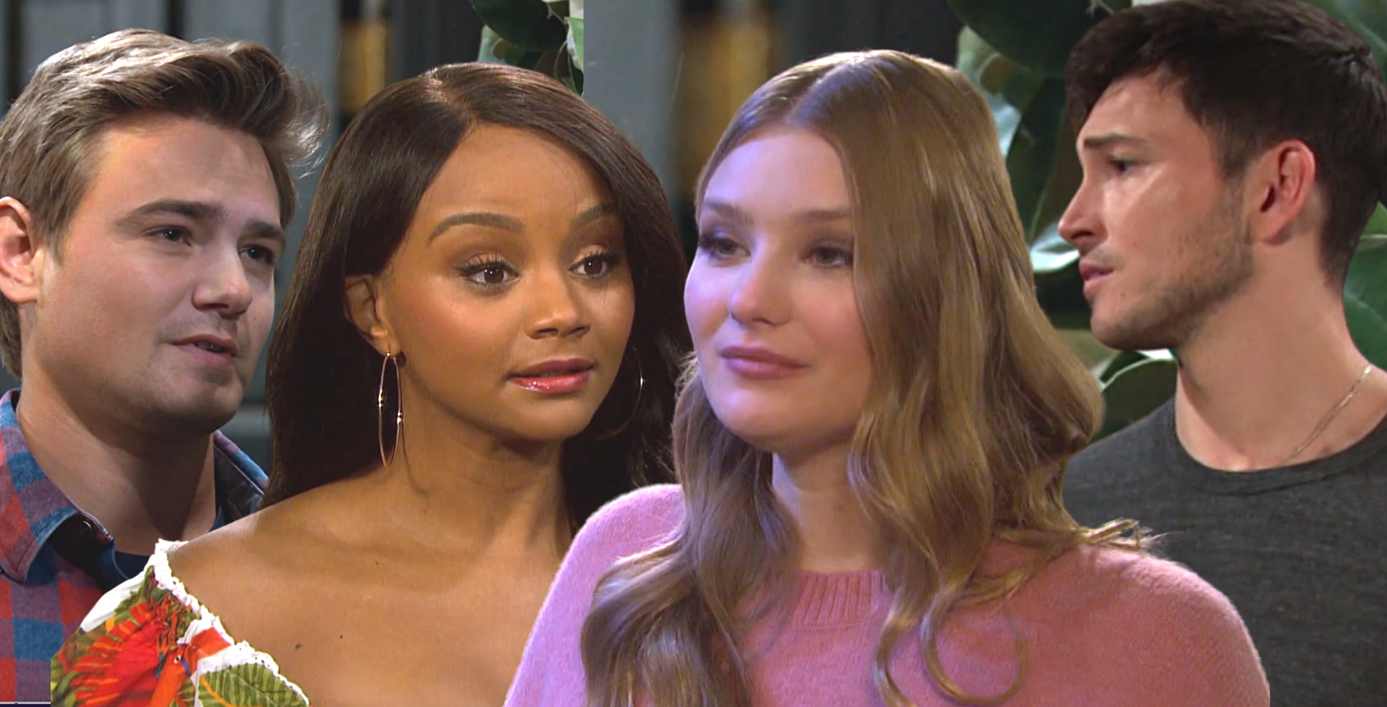 days of our lives johnny, chanel, allie, and alex in revolving couples