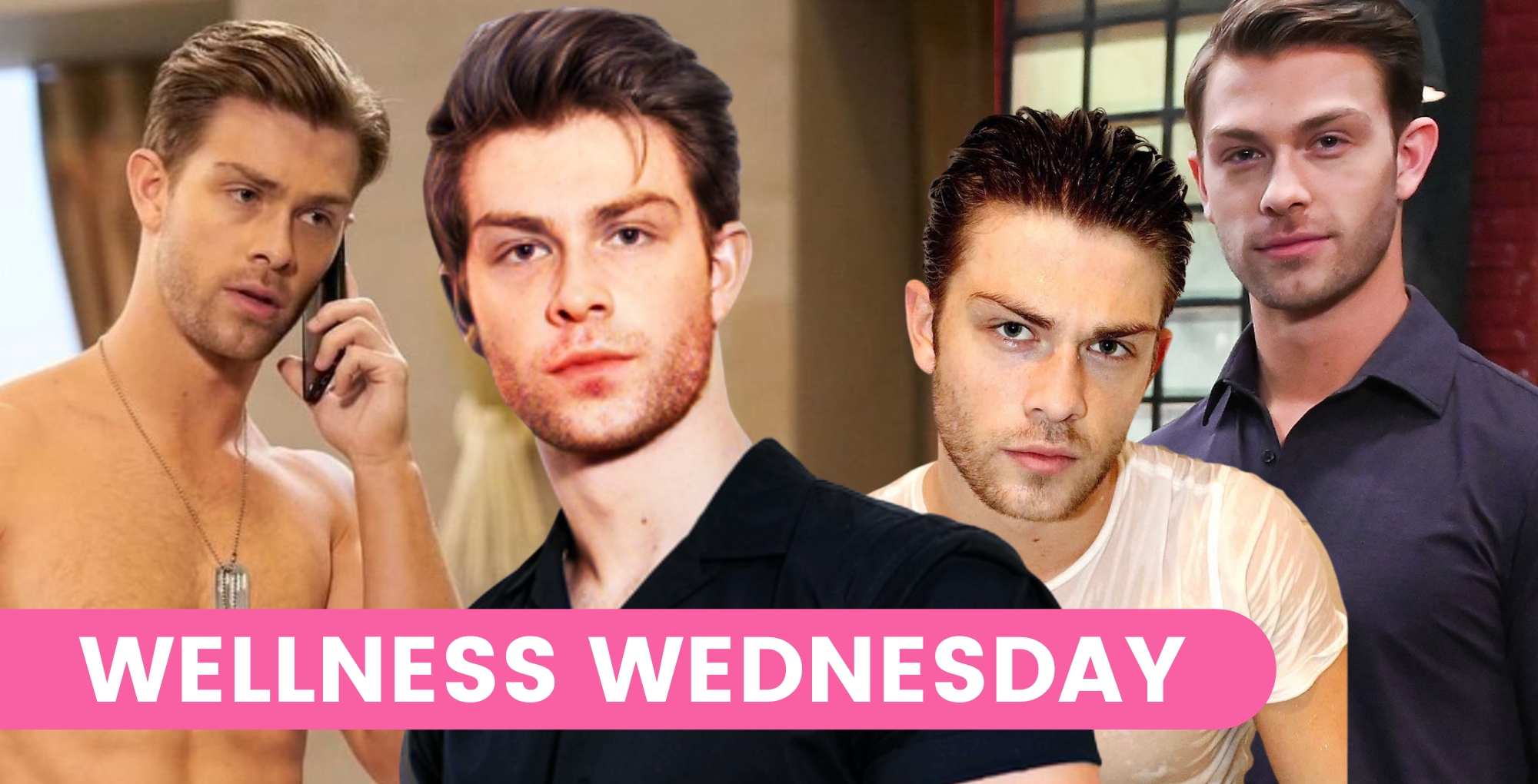 Evan Hofer knows that going shirtless is part of the soap opera world.