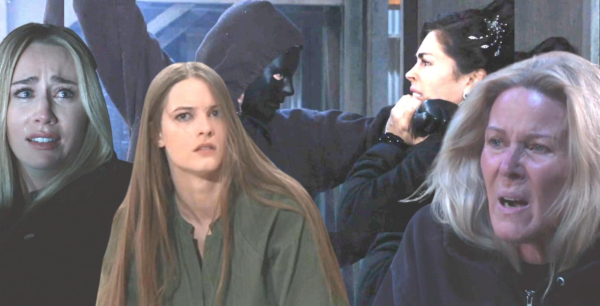 general hospital collage of the hook and her victims, joss, esme, britt, heather