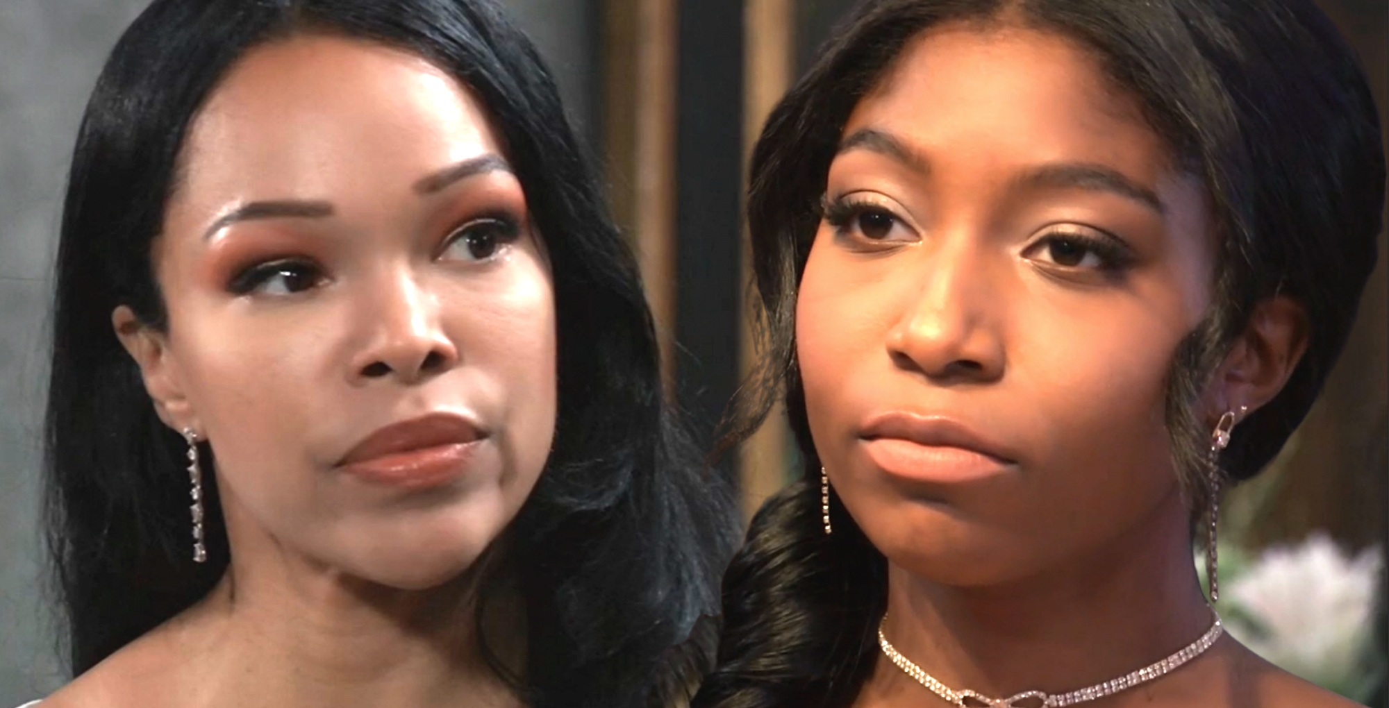 gh spoilers were clear portia robinson's paternity secret was coming out and trina robinson found out