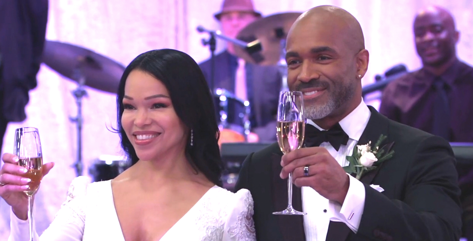 curtis ashford and portia raise a glass to toast wedding general hospital recap february 14, 2023