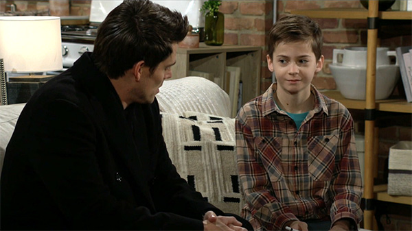 adam and connor at chelsea's apartment young and the restless recap