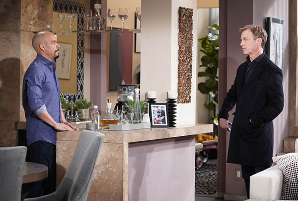 devon is wary about tucker's offer on the young adn the restless recap.