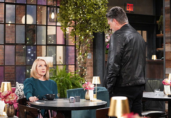nikki newman tells off jeremy stark on the young and the restless.