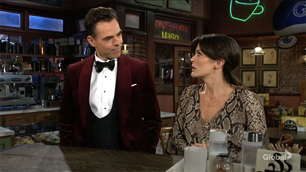 billy supports chelsea as she worries about the gala on the young and the restless recap.
