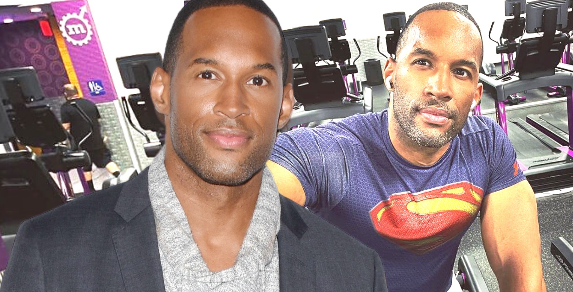 bold and the beautiful star lawrence saint-victor has a big superman dream.