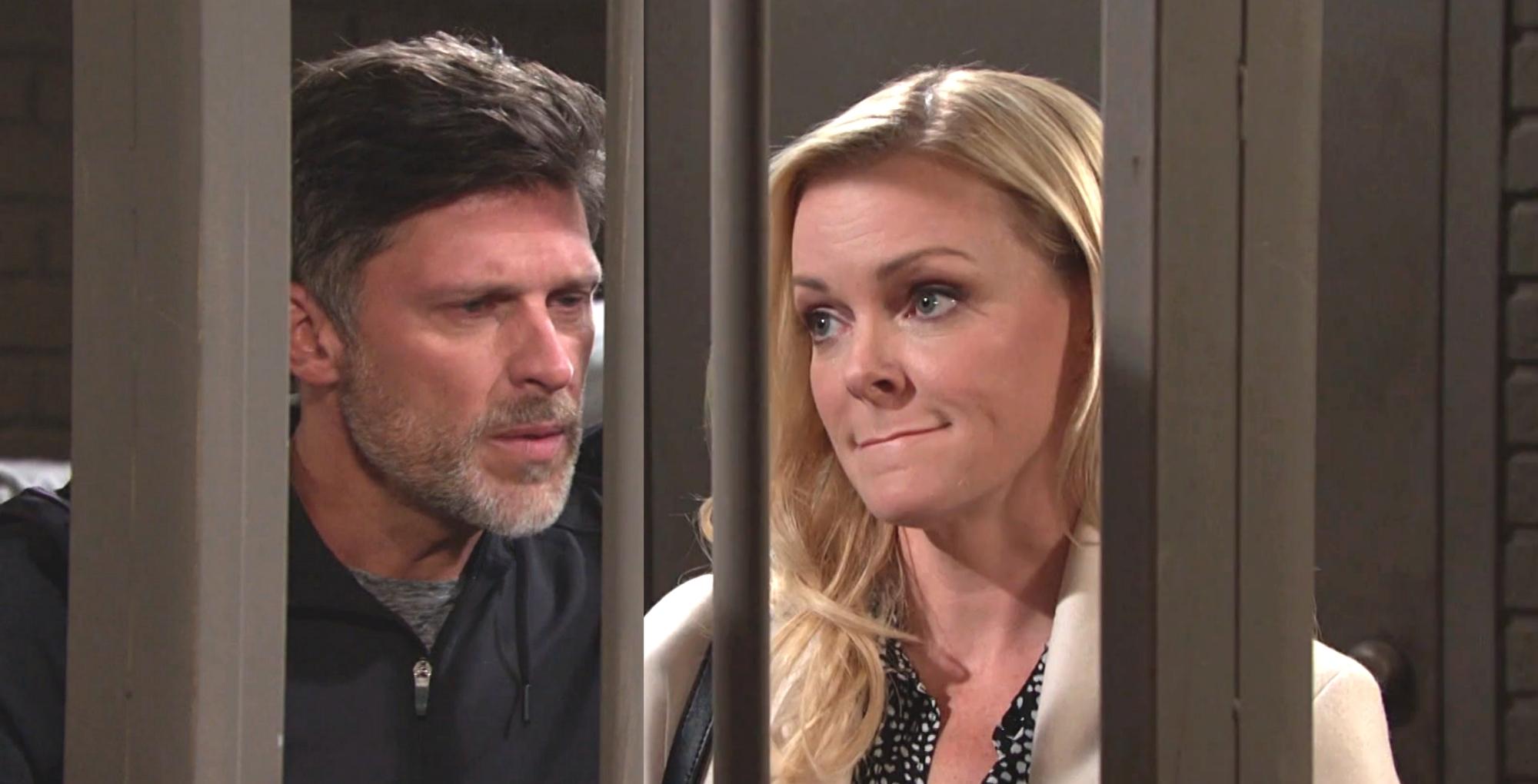 days of our lives belle black brady left eric brady behind bars