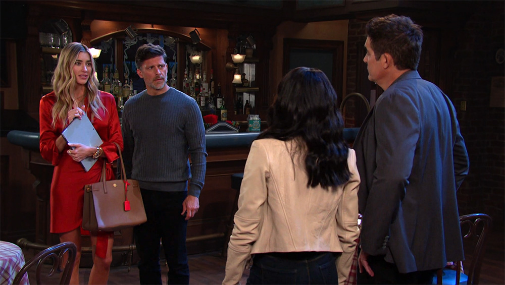 days of our lives recap for tuesday, march 28, 2023, sloan and eric are surprised by rafe and jada