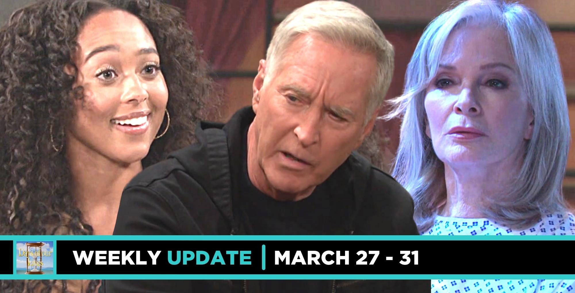 talia, john, and marlena prepare for a big week ahead according to b&b spoilers.