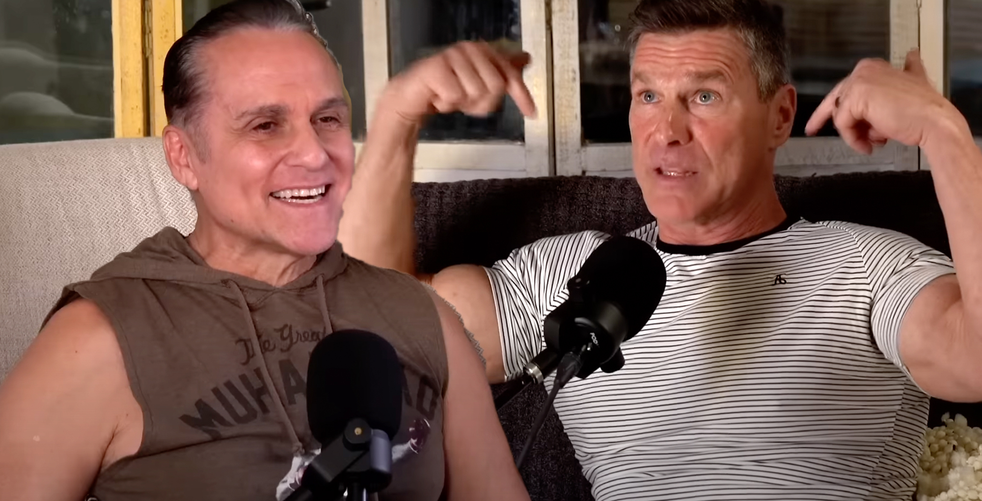 general hospital star maurice benard and fitness expert clark bartram