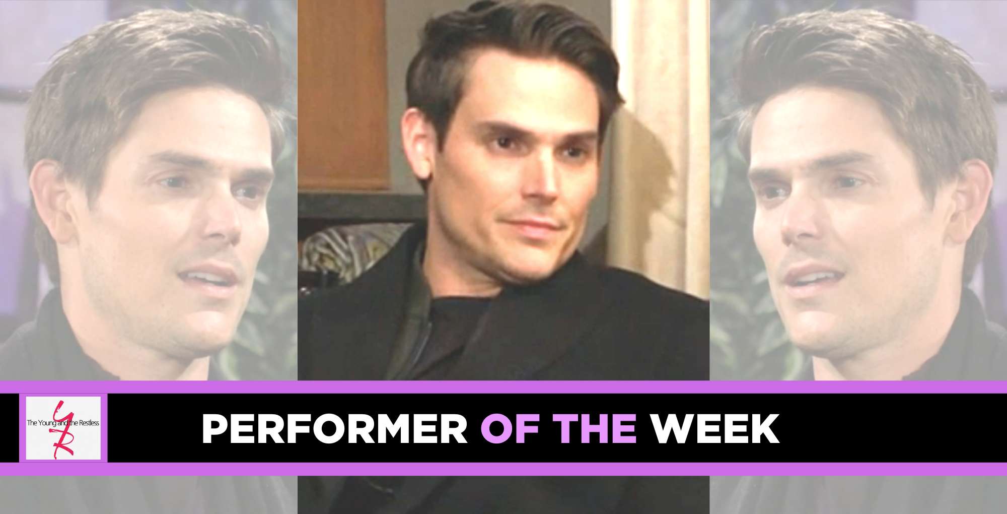 mark grossman as adam newman for y&r performer of the week.