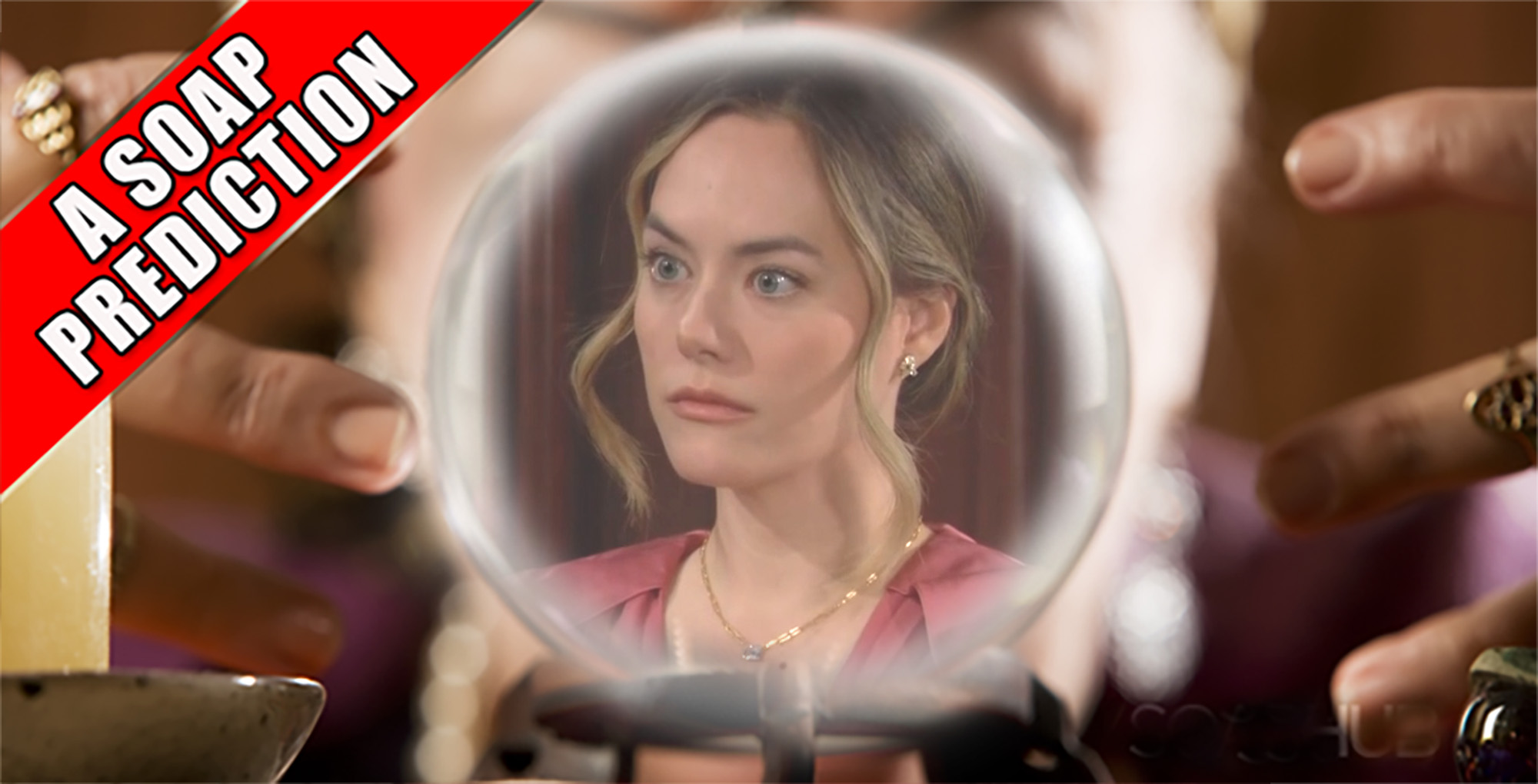 b&b spoilers for hope logan spencer as sybil the psychic reads her.