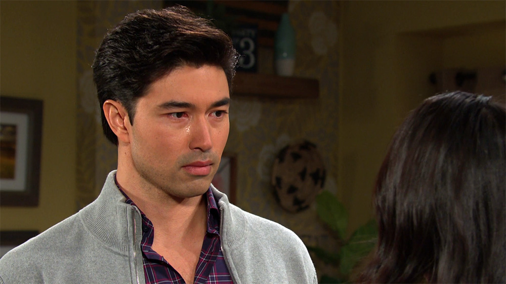 days of our lives recap for thursday, april 13, 2023, li admitted he's never loved anyone like this as a tear fell.