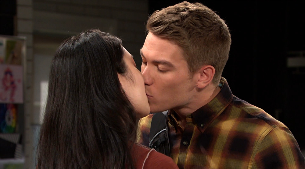 days of our lives recap for monday, april 10, 2023, wendy got a kiss goodbye from tripp.