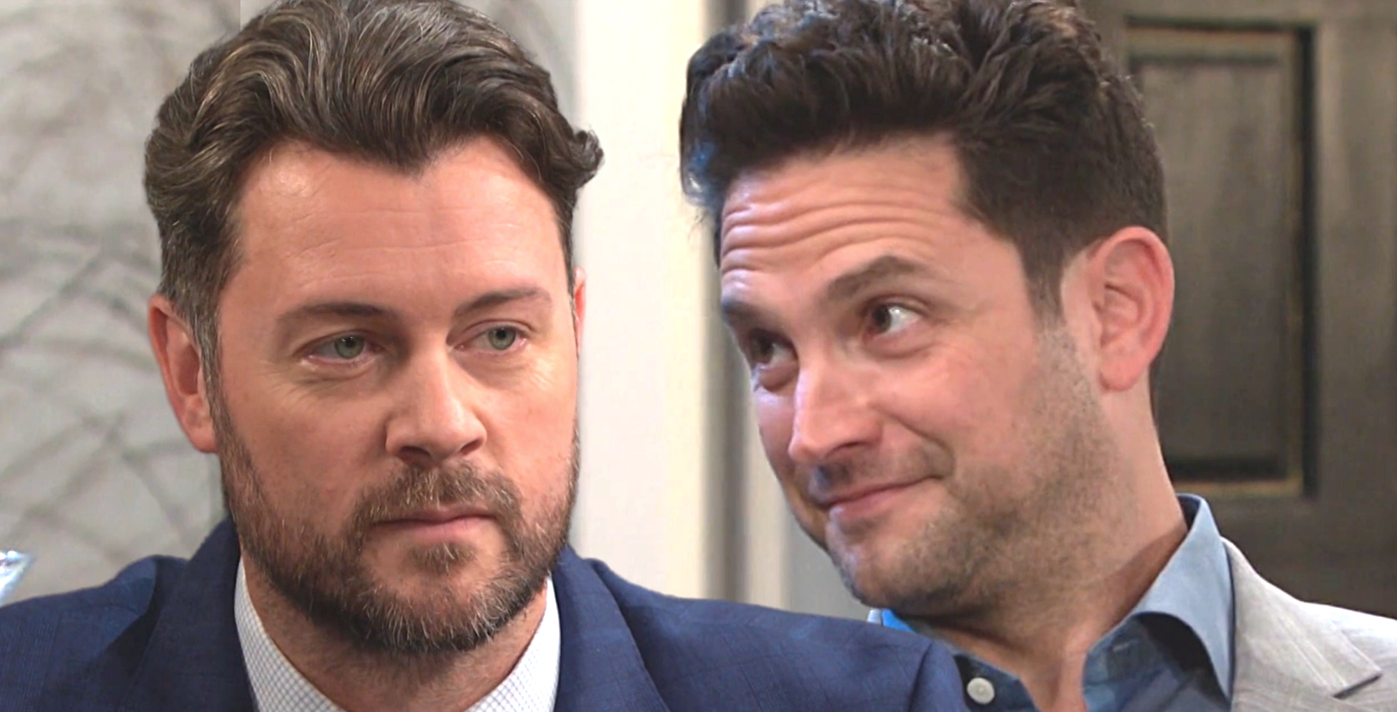 ej dimera and stefan dimera at odds on days of our lives.