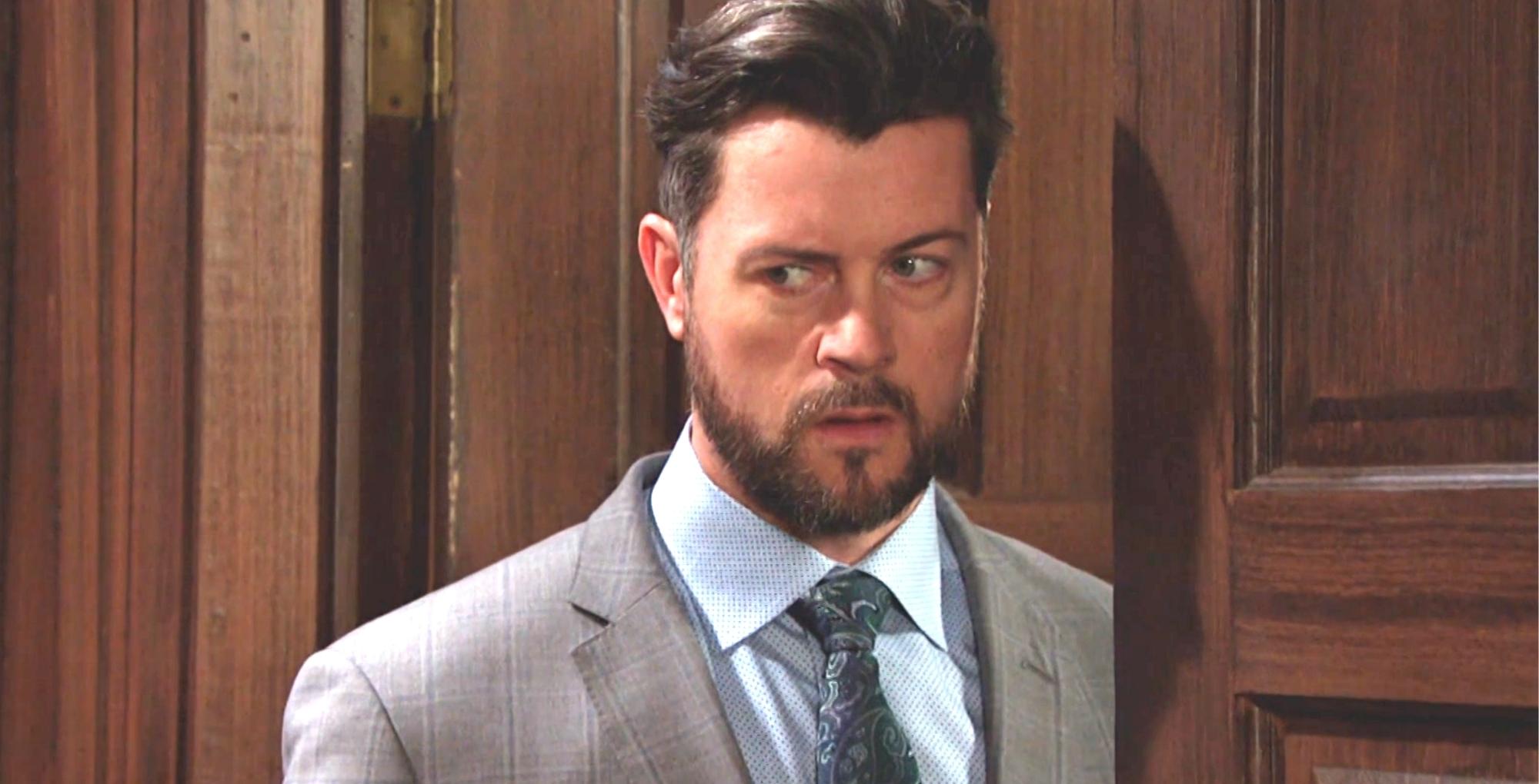 days of our lives recap for wednesday, april 19, 2023, ej dimera scowling from a doorway