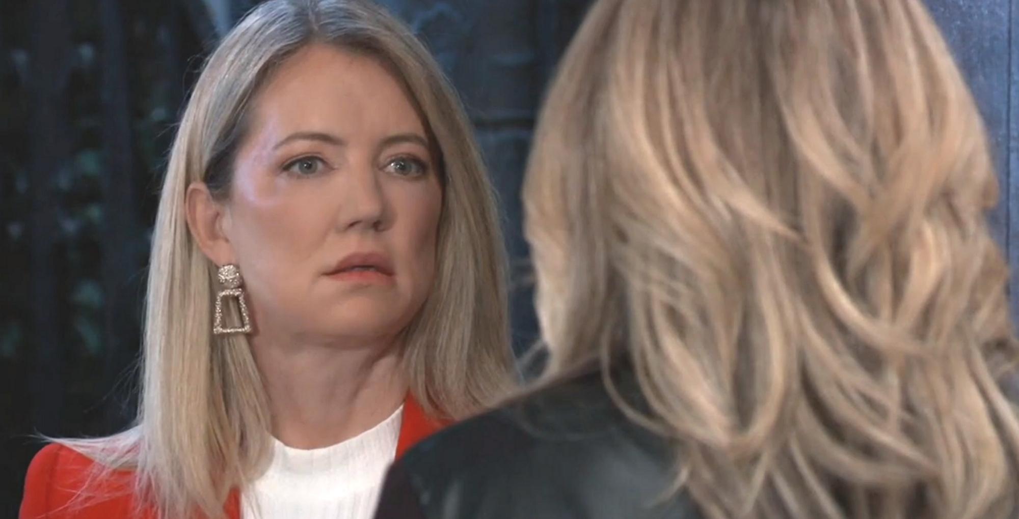 general hospital spoilers for april 20, 2023, have nina and carly coming face to face.