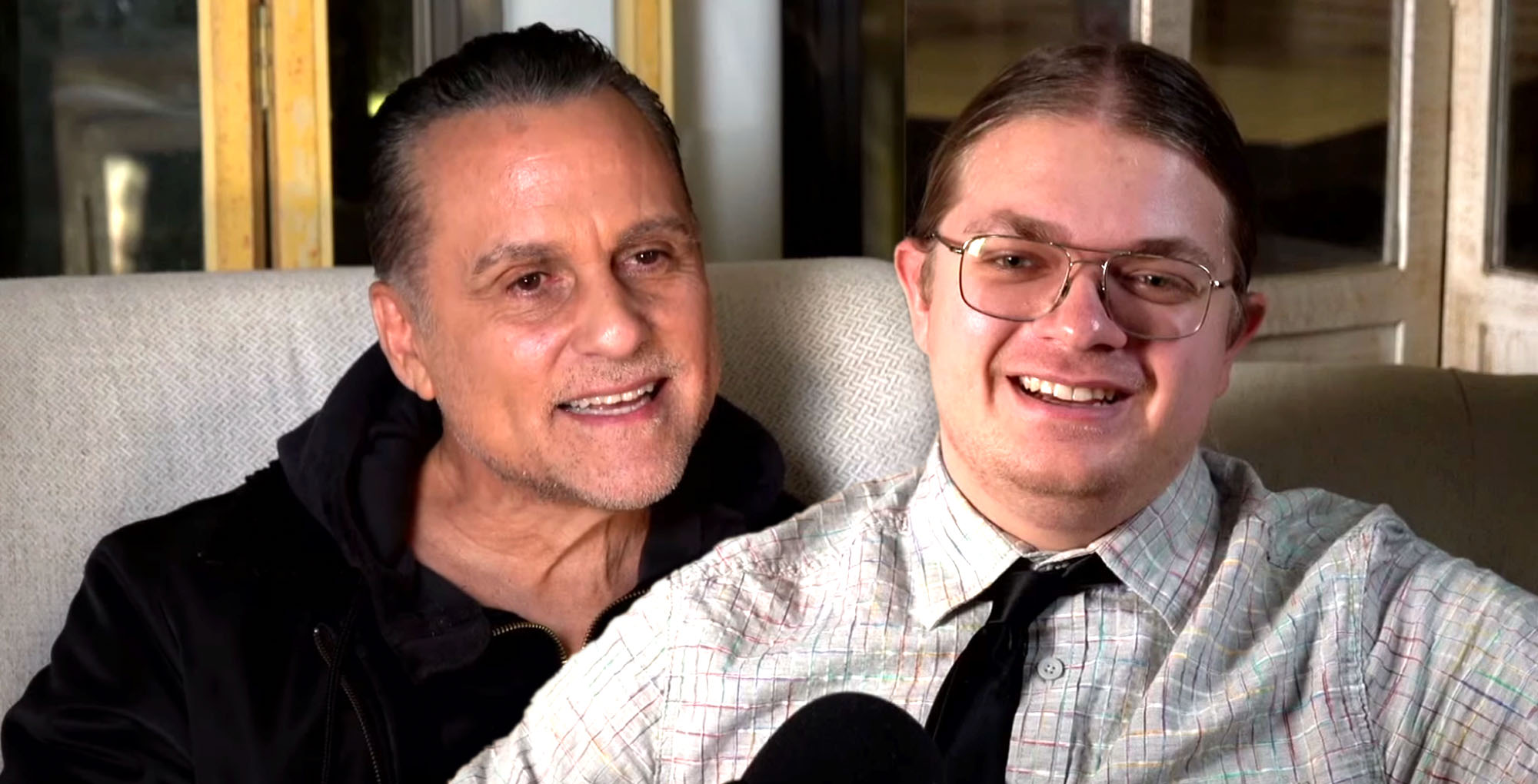 general hospital star maurice benard talks with american idol contestant adin boyer on som.