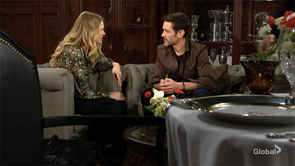 summer newman abbott talks to daniel at the gcac.