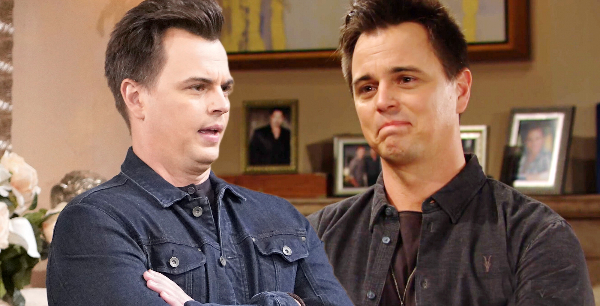 double image of wyatt spencer on the bold and the beautiful.