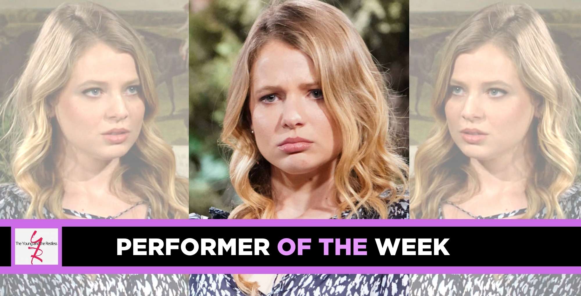 allison laner as y&r performer of the week.