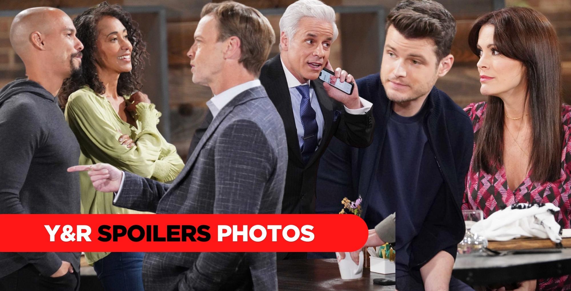 y&r spoilers photos collage.