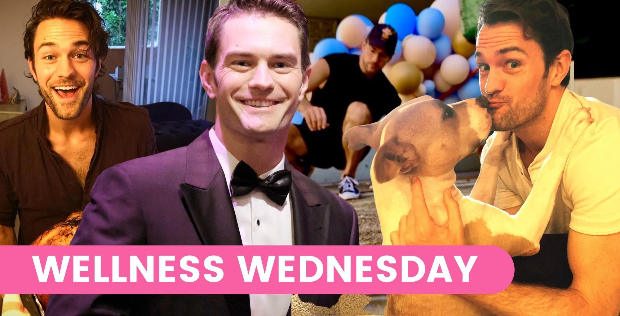 colton little from days of our lives keeps fit.