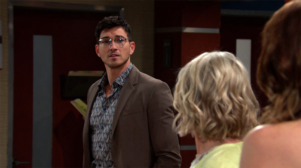 days of our lives recap for friday, may 5, 2023, alex sees kayla is alive for himself, with stephanie