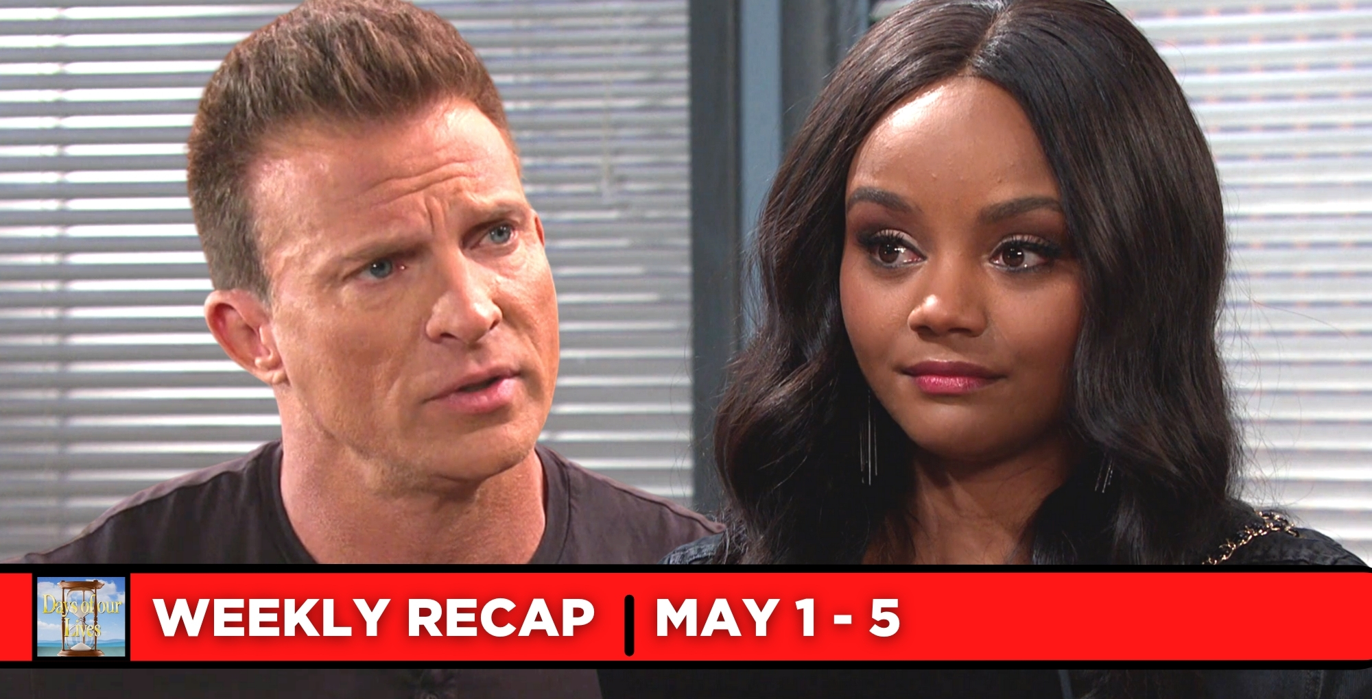 days of our lives recaps for may 1 – may 5, 2023, two images harris and chanel.