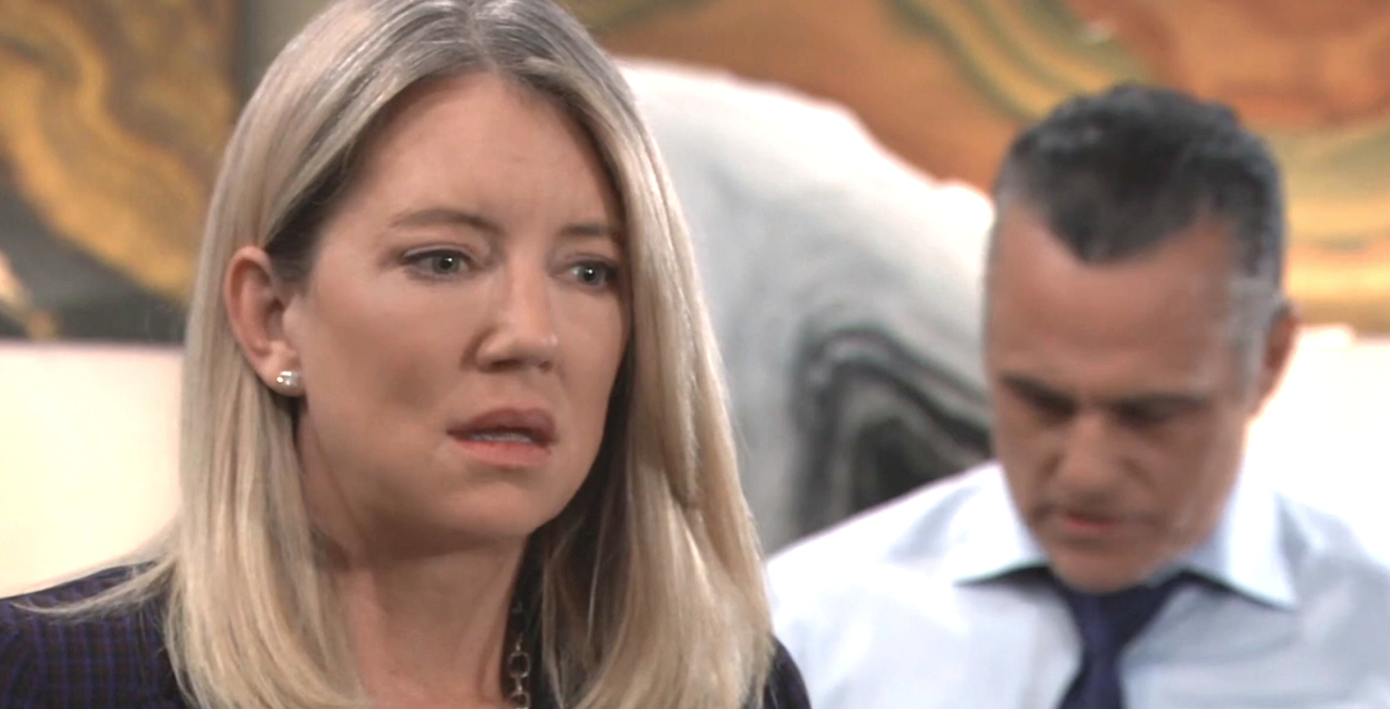 nina reeves talks with sonny in the general hospital recap for may 1, 2023.