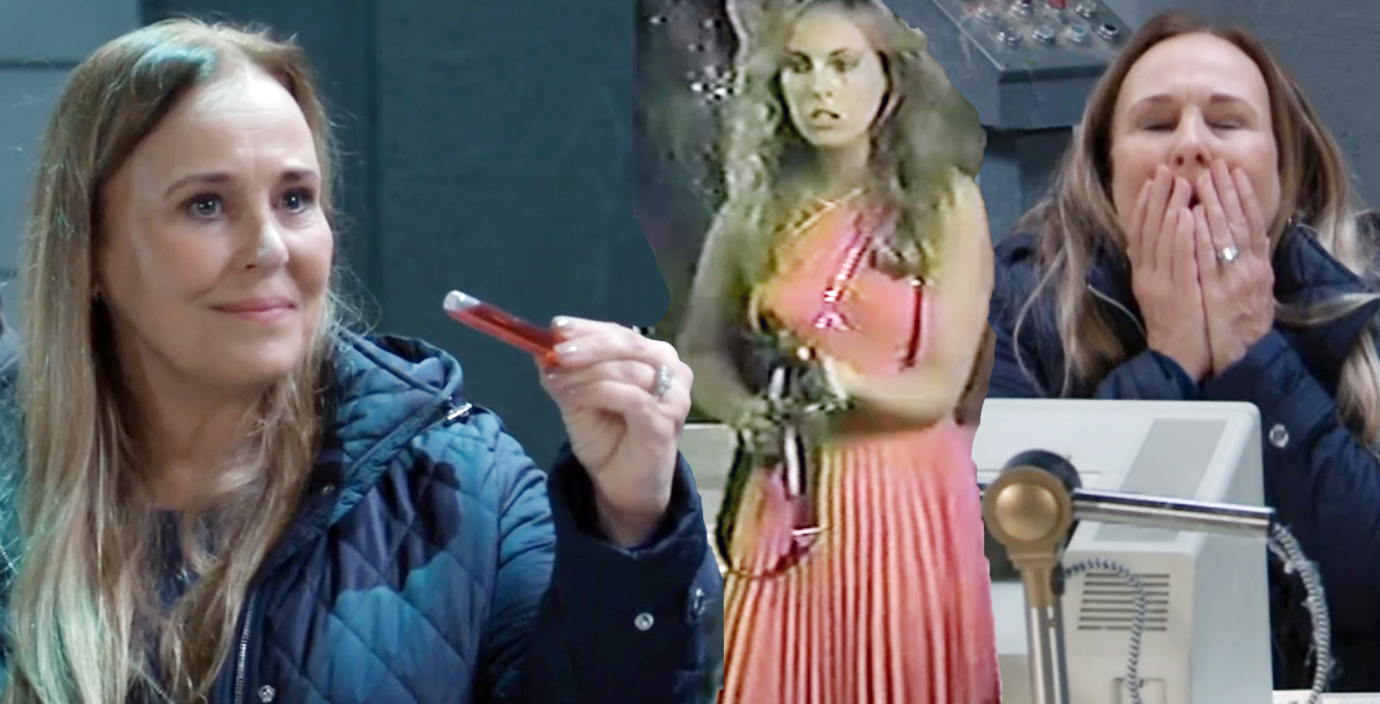 laura collins general hospital montage, laura has pathogen, machine gun, ice princess.
