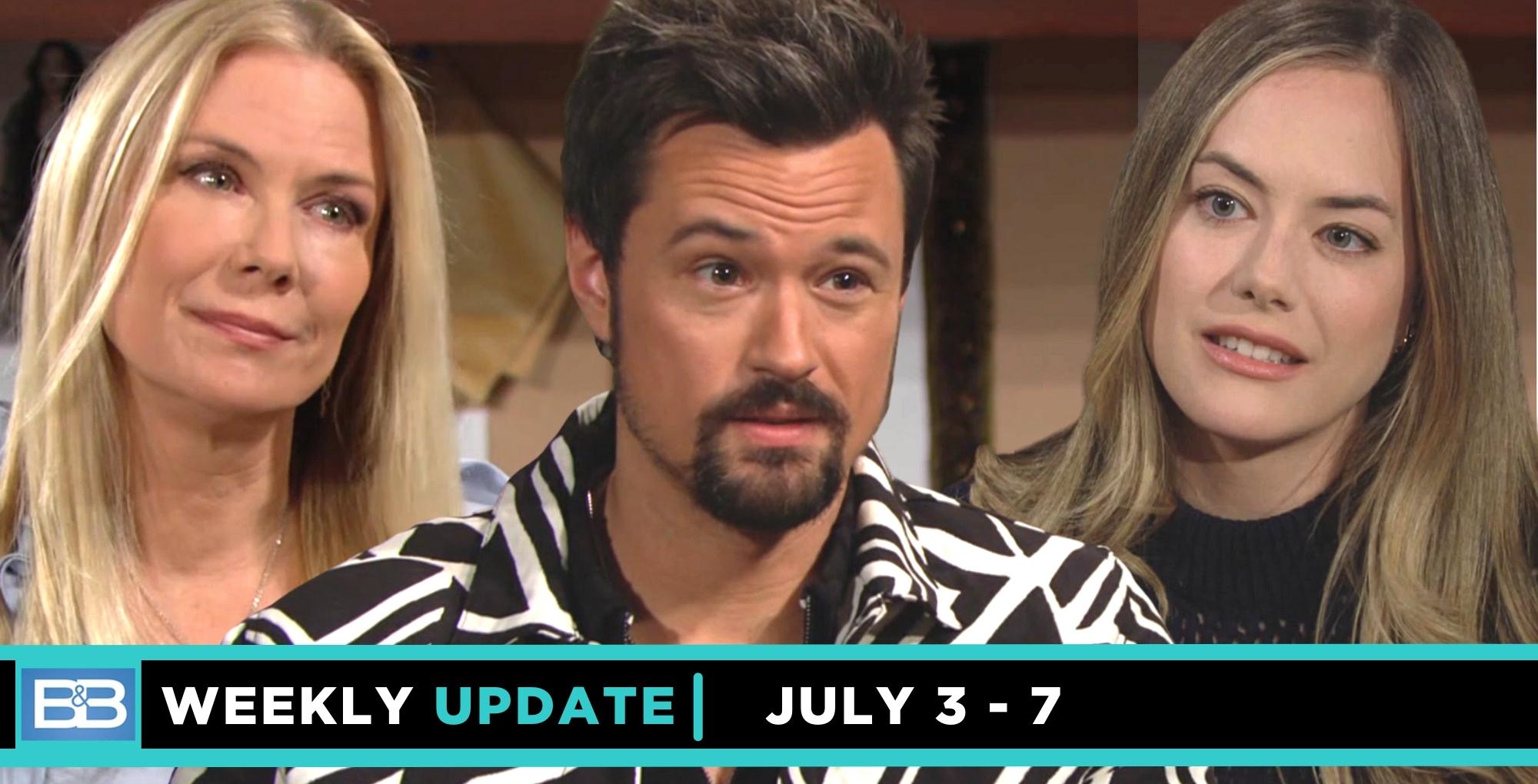 the bold and the beautiful weekly update spoilers